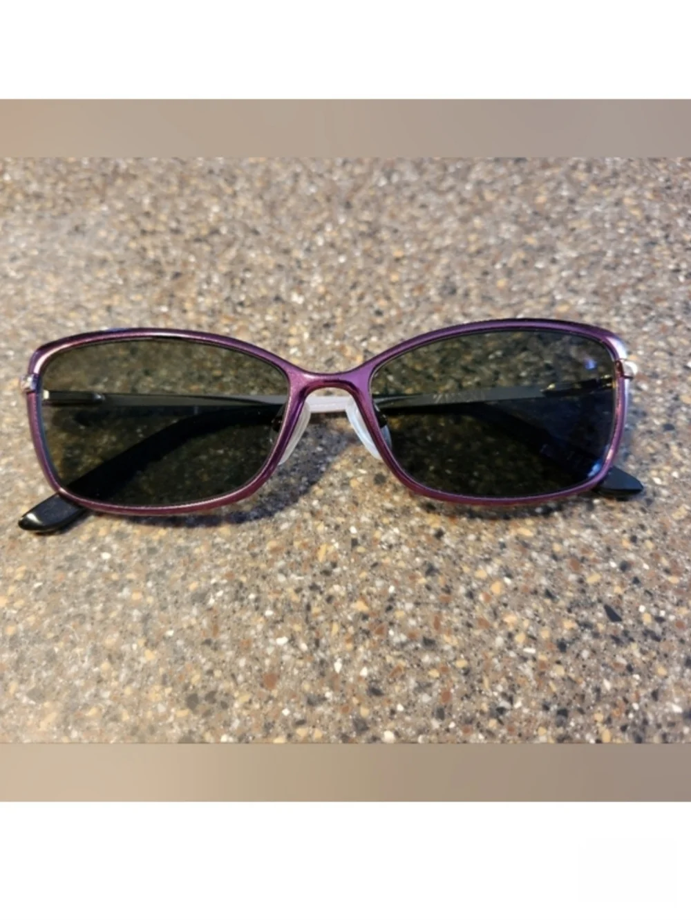 Zenni Optical Purple Metallic Cat-Eye Glasses Frames #157517 + Case